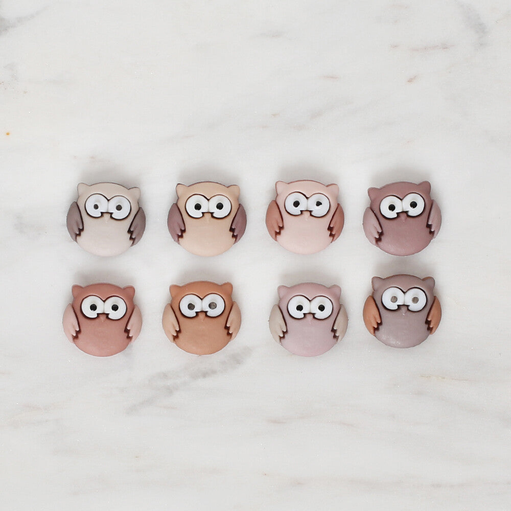 Dress It Up Baykuş Dekoratif Düğme - 6930